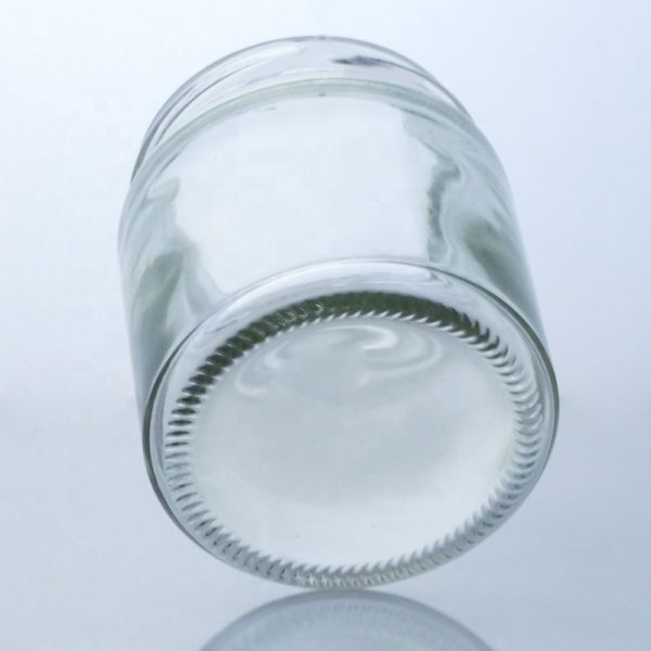 Botella de vidrio de licor mini transparente de 120 ml para vodka whisky ron ginebra brandy miel leche