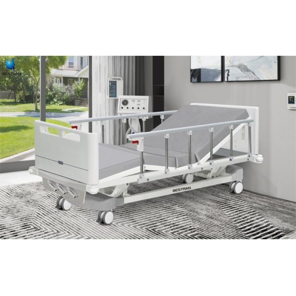 Easy Silent Operation Clinic Manual Hospital Bed Back Foot Height Adjustment By Cranks
