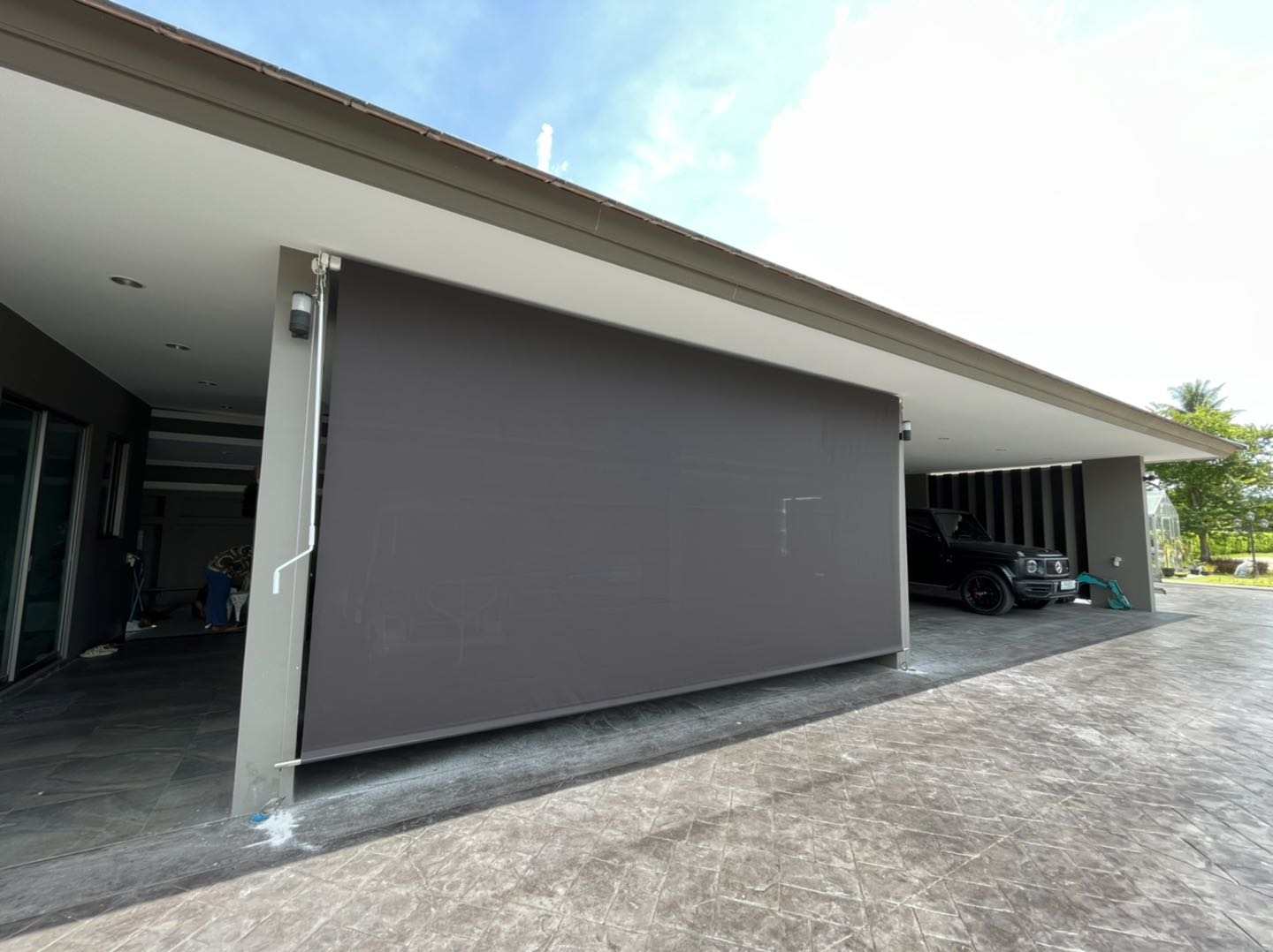 Aluminum Drop Arms Manual Retractable Window Awning/ Commercial Awning