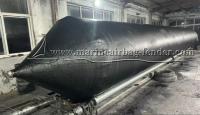 Saco de ar de borracha inflável anti-rasgão preto para salvamento de navios