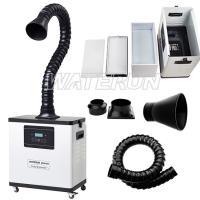 Extrator de solda branco do ar de exaustão, poder superior portátil da máquina 200w de Absorbe das emanações do coletor de poeira