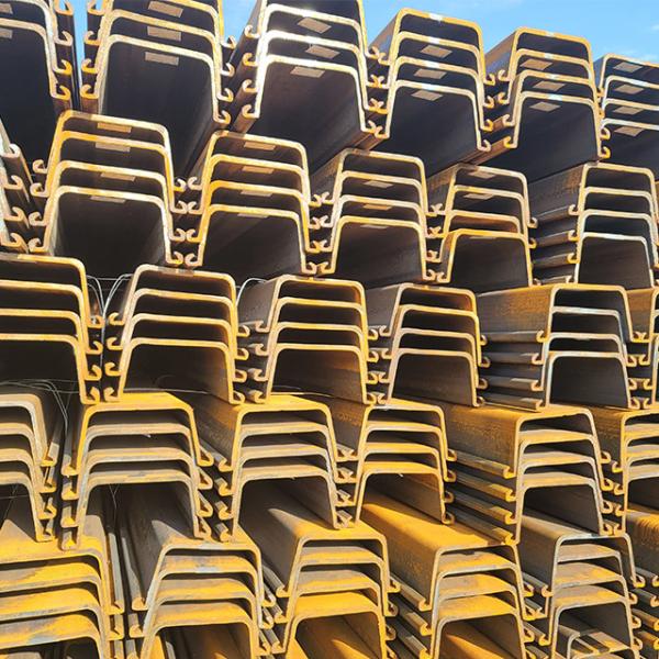 Alloy Grade Sy390 Sy295 Interlocking Steel Sheet Piles Carbon Steel Z Type Sheet Pile