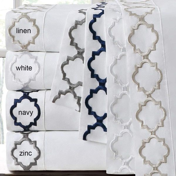 Минималистический сложенный микроволокно полиэстер хлопок гостиничный бытовой четырехкомпонентный постельный белье набор