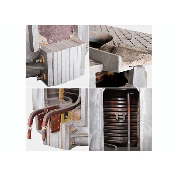 стальная печь индукции 1650К, индукционная электропечь высокой эффективности