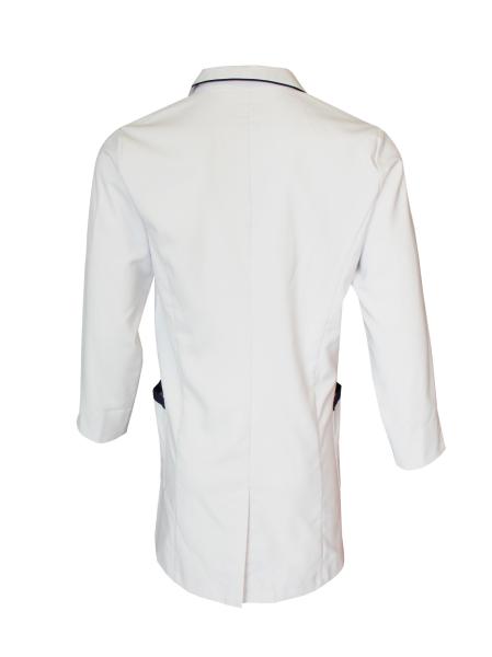 180 branco longo de Uniform Navy Contrast da enfermeira da luva do algodão 35% do poliéster 65% da G/M