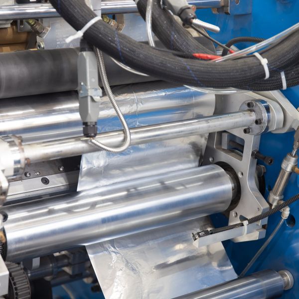 380V Voltage automatique de qualité de l'aluminium de la maison de la feuille de re-enroulement machine entièrement automatique