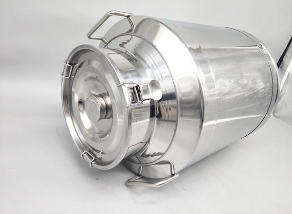 Rust Resistant 1.0mm 50 Litre Stainless Steel Milk Can Farm Sealed Storage