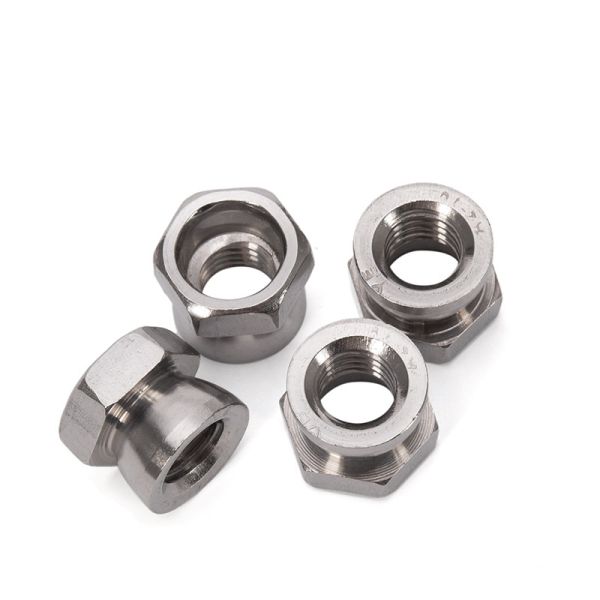 GB Standard Water Treatment Customized Chrome Plated M6 M8 Stainless Steel Hexagonal Anti-theft Security Guardrail Nut