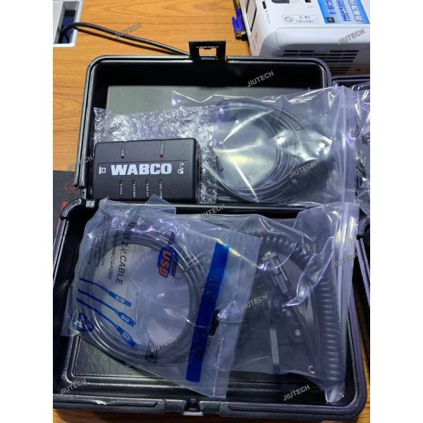 Truck Scanner For WABCO DIAGNOSTIC KIT (WDI) WABCO Trailer WABCO Heavy Duty Diagnostic Scanner Tool+CF19 Laptop