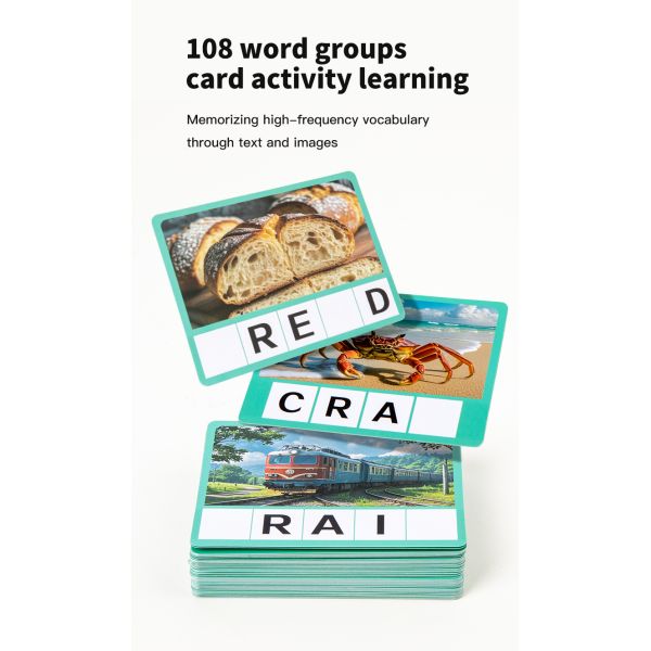 Kids Alphabet Phonics Games Learning Abc Magnets Toys Toddler Cvc Word Games Magnetic Letters Flash Cards