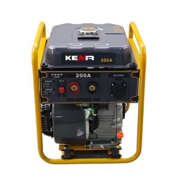 200A DC Output Industrial Arc Welding Generator with 7L Fuel Capacity