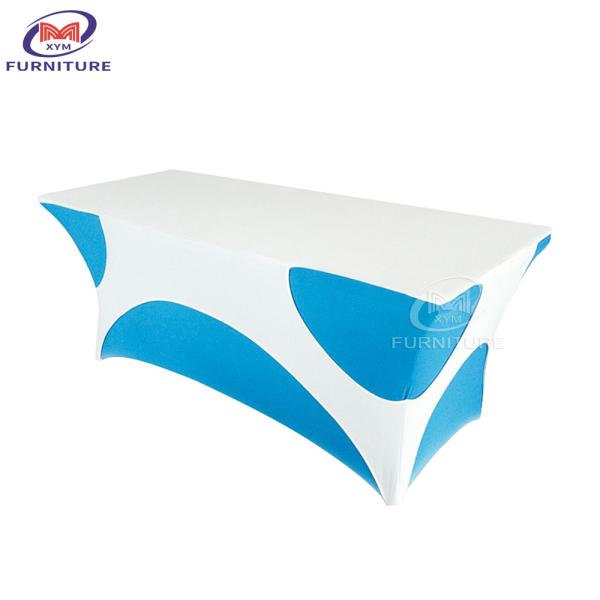 Custom Pattern Polyester Banquet Tablecloths 6/8 Inch Smooth Soft Touch