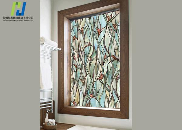 Frosted Stained Windows Decorative Architectural Glass 0.7-40mm Thickness