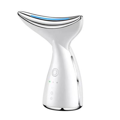 Vibration Photon Neck And Face Lifting Massager For Skin Tightening Wrinkle Removal