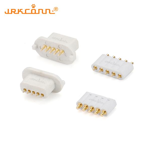 5Pin Magnetic Spring Connector 2mm Pitch Brass Pogo Pin 12V