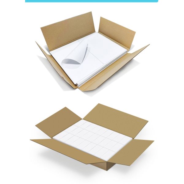 Customizable A4 Adhesive Paper Waterproof 148gsm for Shipping