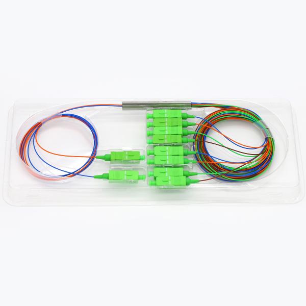 Steel Tube PVC G657A SC Connector Fiber Optic Coupler Splitter