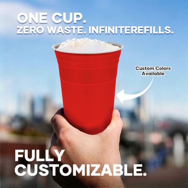 26oz(780ml) Wave Style Premium Aluminum Cups