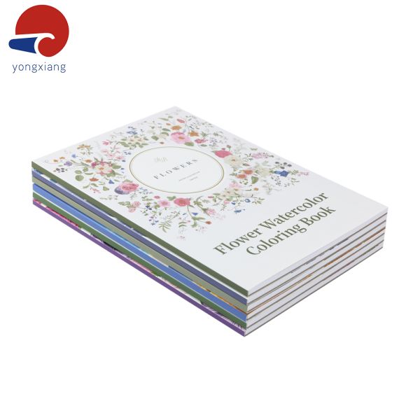 OEM Coloring Book Printing Services Saddle Stitch / Perfect Binding / Spiral Binding Personalized Coloring Book