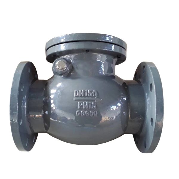 DN250 PN16 GGG50 cast iron swing check valve