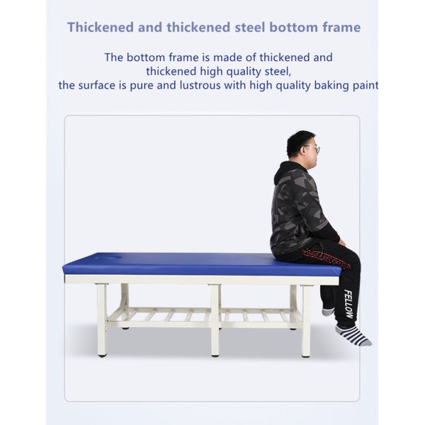 Collapsible ABS Side Rail Hospital Patient Bed Examination Table Wear Resistant