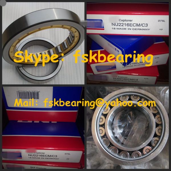 Brass Cage Cylindrical Roller Bearing for Air Compressor  NU2216 CEM / C3