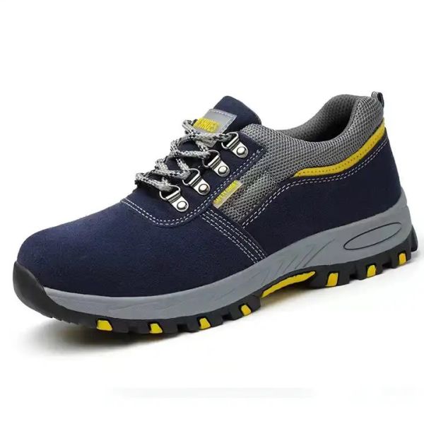 Самый продаваемый антивоздушный кожаный антиморозный антипрокол мужской безопасность труда стальные ботинки для головы противоскользящие рабочие защитные средства