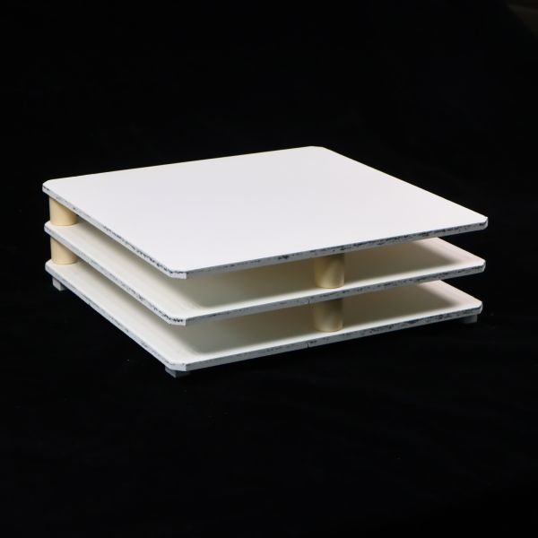 High temperature resistance mullite sandwich sintering plate for Mn-Zn ferrite cores firing