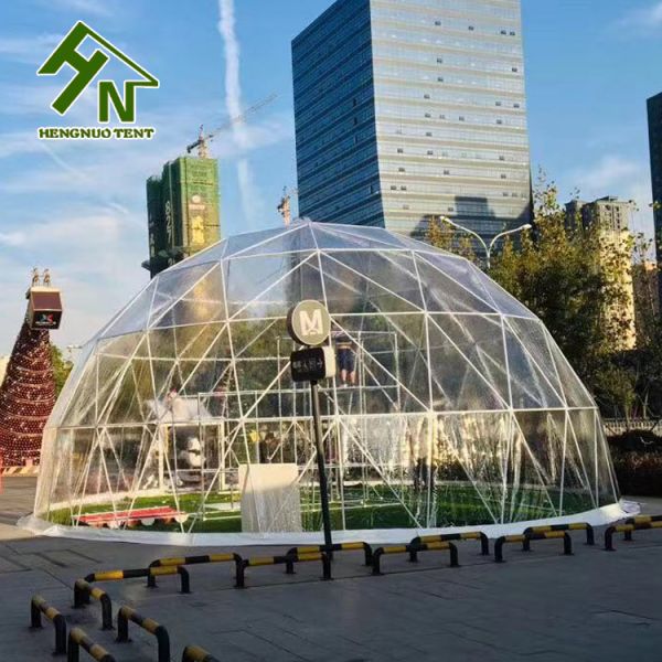 Wedding Party Dome Tent Transparent Catering Dome Tent 100KM/ H Wind Load