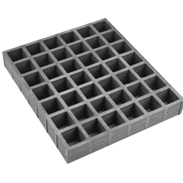 Expanded Gray 38*38 Frp Grating Walkway Fiberglass Steel Bar