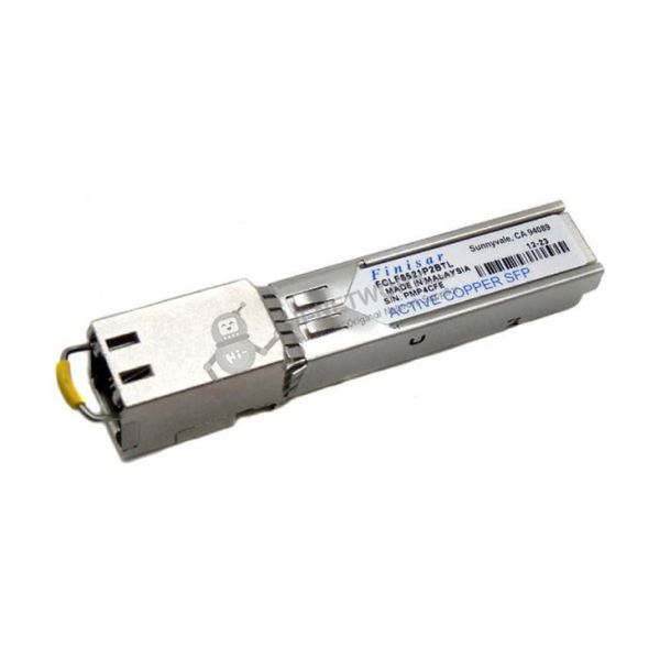fclf8521p2btl-front-datasheet Industrial Finisar SFP FCLF8521P2BTL Transceiver With 10/100/1000Base-T RJ45