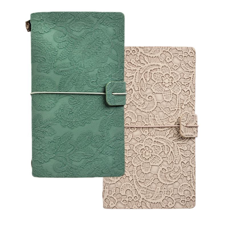 Personalised Saddle Stitching Leather Bound Notebook A6 80gsm Diary Journal For Women