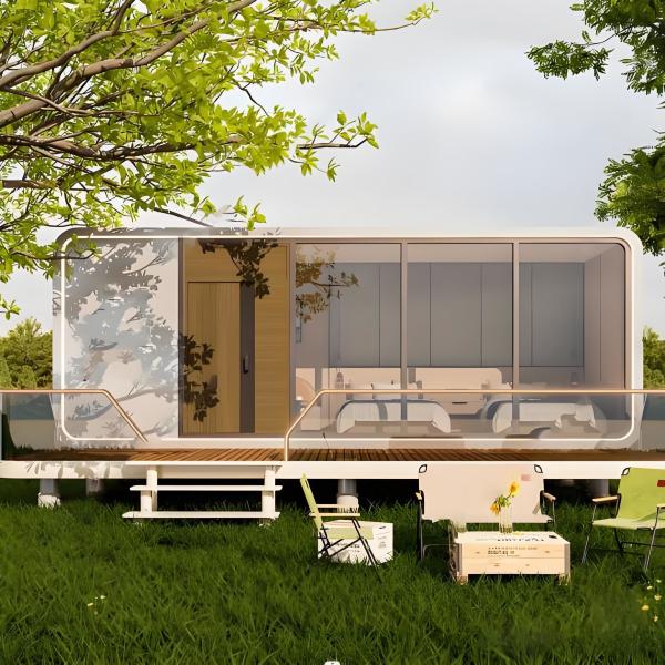 Beautiful Quiet Low Noise Operation Customer Friendly Solution Apple Cabin Pod Factory Container Activity Room