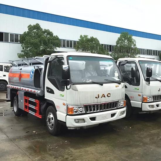 Caminhão 90km/H 5000L JAC Carbon Steel de 5 Ton Small Oil Fuel Tank