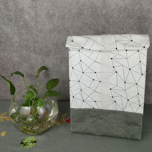 Rectangular Tyvek Backpack Diaper Storage Bag insulated Food Organization Solution