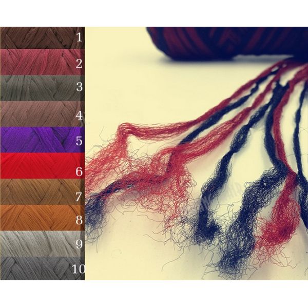 La mano al por mayor y la máquina de acrílico del acrílico del pelo el 100% de las lanas del Brasil del hilo para obras de punto que hacen punto el hilado mezclado escalan el pelo 70G