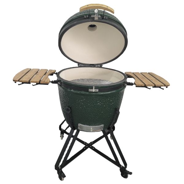 KIMSTONE Large 28 Inch Kamado Grill Outdoor Kitchen Charcoal Barbecue Grill Smokeless Camping Barbecue Grill