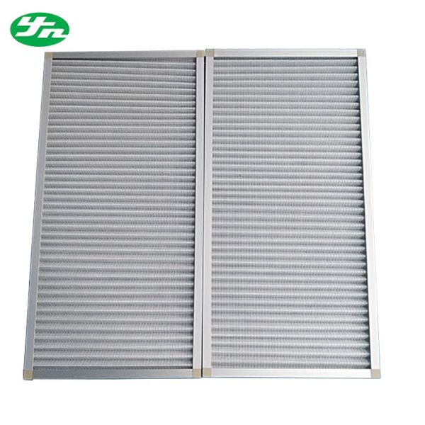 Алюминиевые воздушные фильтры ячеистой сети промышленные, панель пыли плиссировали HVAC фильтра средств массовой информации