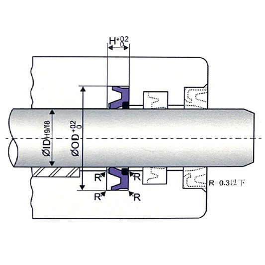 Heavy Machinery Excavator Loader HBY Hydraulic Buffer Ring Seal