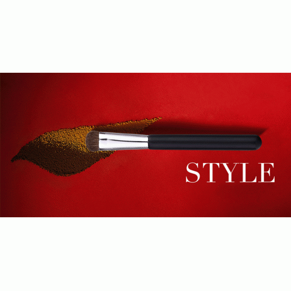 Eyeshadow Tools Makeup Blending Brush With Black Wooden Handle