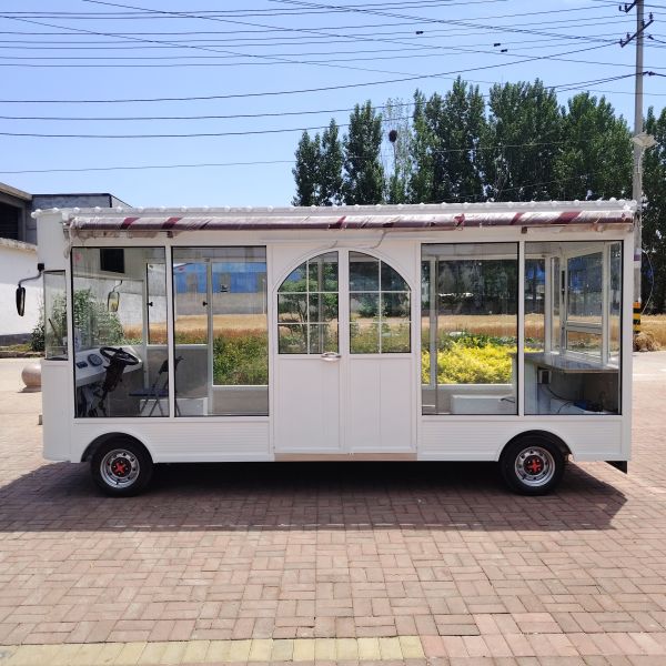 External Wire or Solar Panel Powered Mobile Clothing Shop Trailer for Scarf Bag Shoes