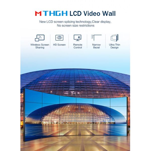 49 дюймовый ЖК-видео дисплей с сенсорным управлением OEM