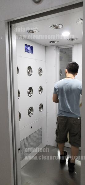 China Manufacturer class 100 automatic-door AIR SHOWER for Clean room