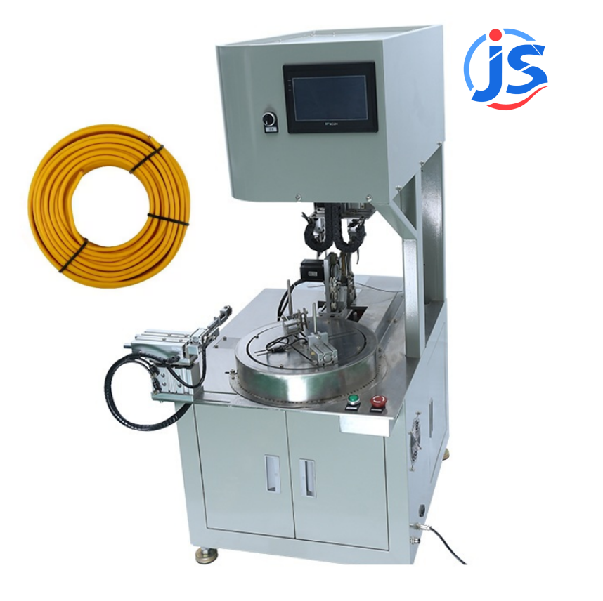 PLC Control Cable Taping Machine 1800pcs/h Wire Tying Machine