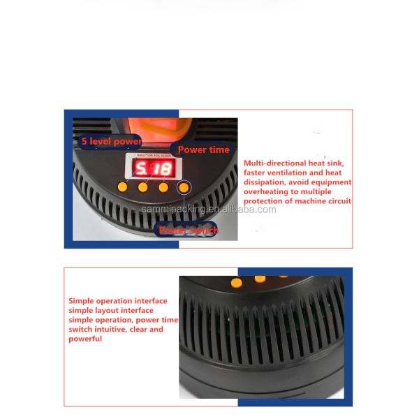 Portable Electric Induction Sealing Machine Manual Aluminum Foil for 20-100mm Plastic Glass Bottles Wood Carton Low Price