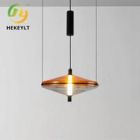 Lumière pendante de personnalité de vaisseau spatial de lampe de salon de barre simple nordique de salle à manger