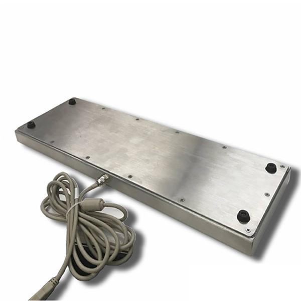 65 Keys Desktop IK07 IP65 Stainless Steel Industrial Keyboard With Trackball for Self Service Kiosk