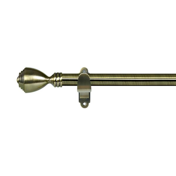 28 MM  Electroplating Surface Treatment Curtain Rod In Iron Material For Indoor Decoration