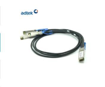 100G QSFP28 / 4SFP Direct Attach Cable , 1M Black Copper Twinax Cable