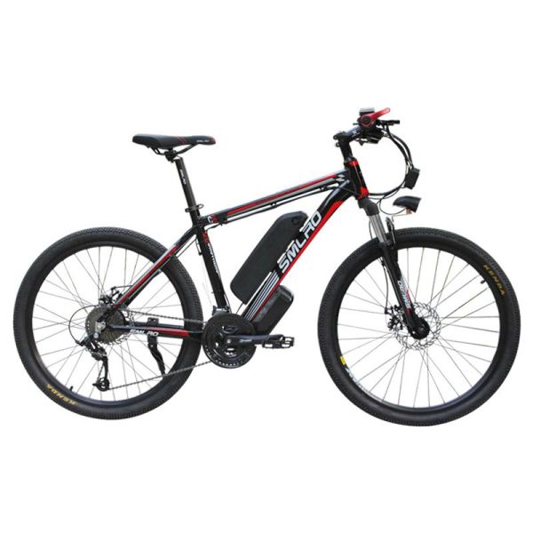 Black 6061 Aluminium Electric Bike , 26 Inch 350w E Bike CE Certification